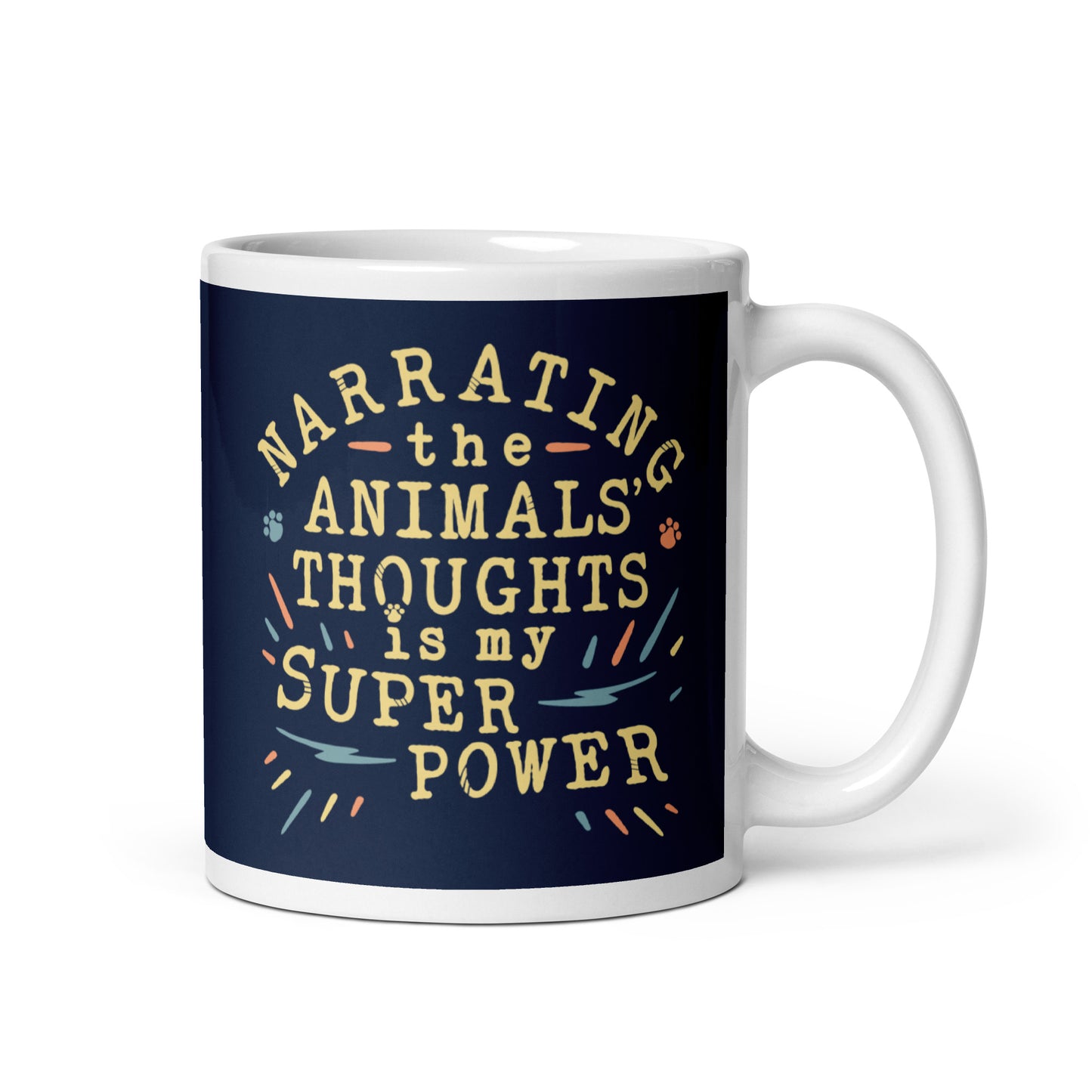 Narrating The Animals Thoughts Mug