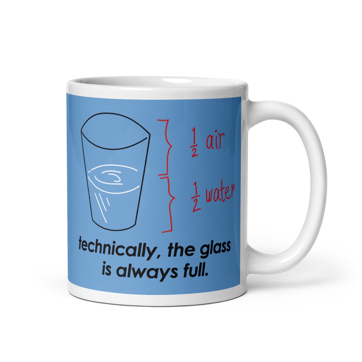 Technically, The Glass Is Always Full Mug