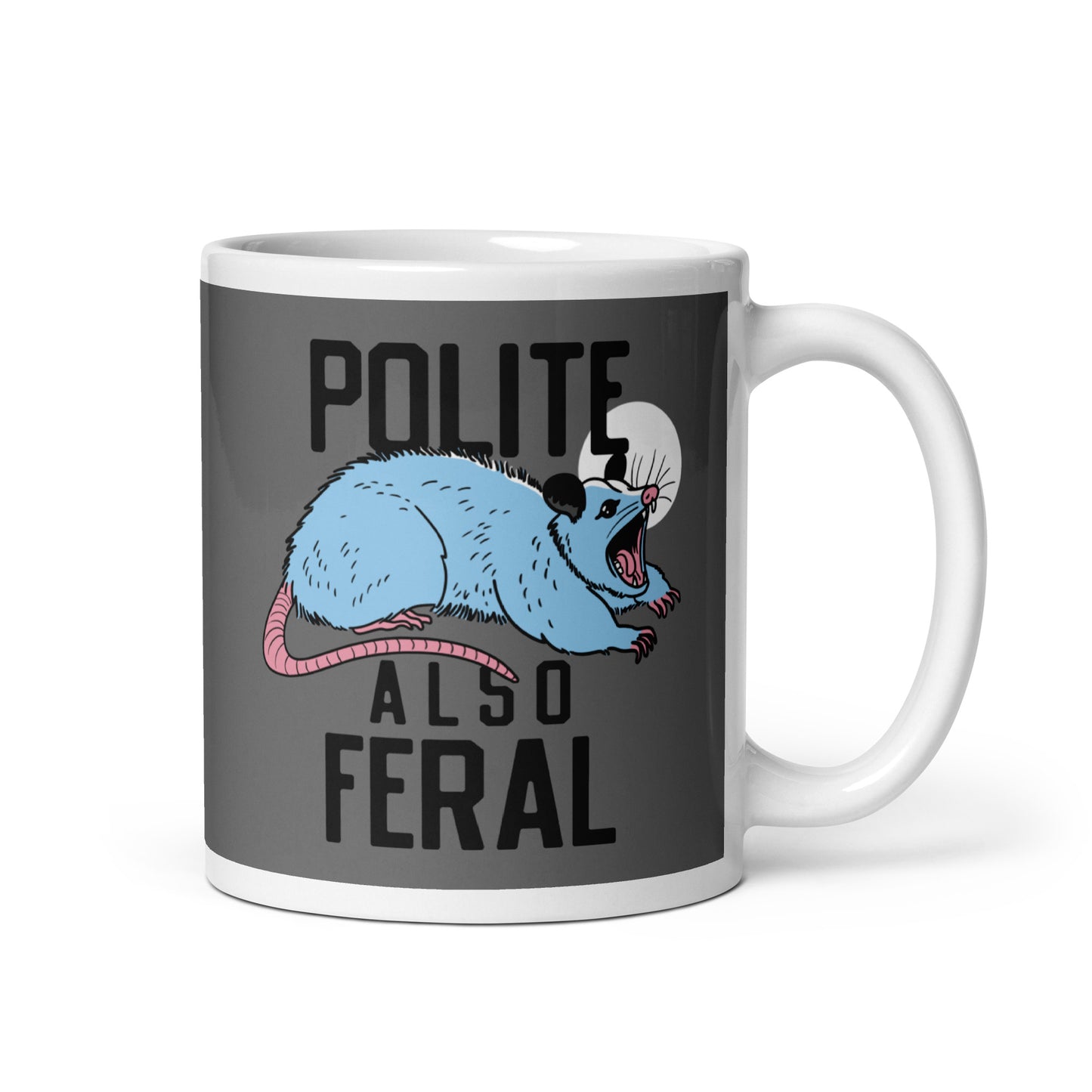 Polite Also Feral Mug