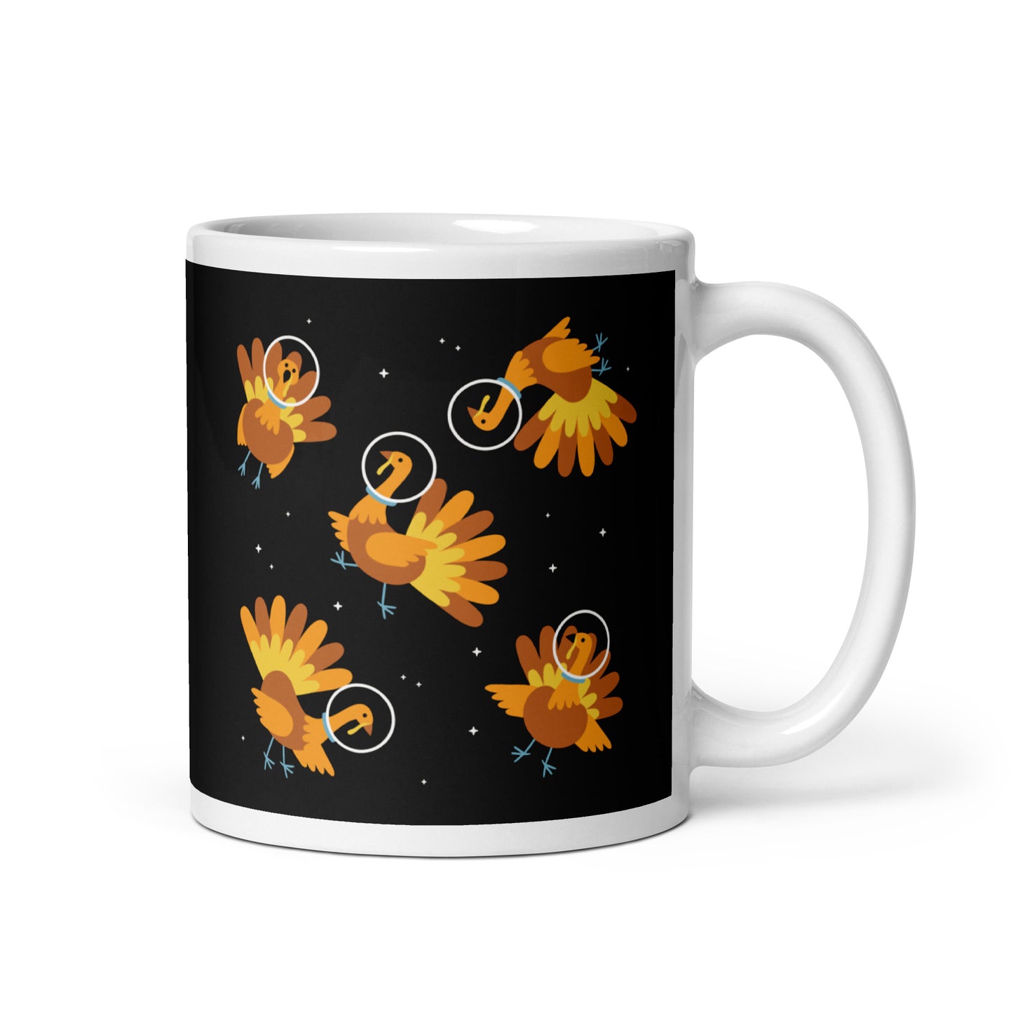 Turkeys In Space Mug