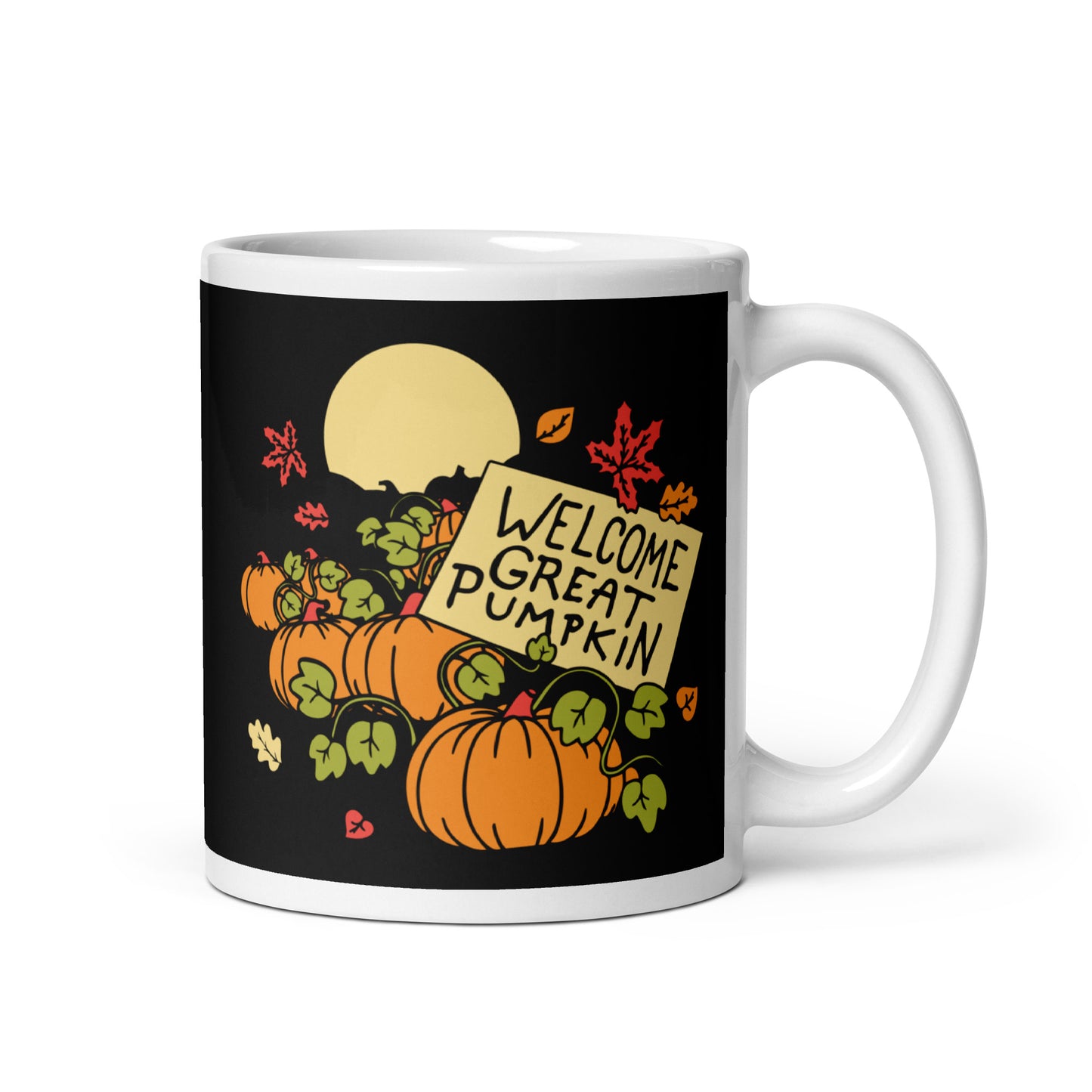 Welcome Great Pumpkin Mug