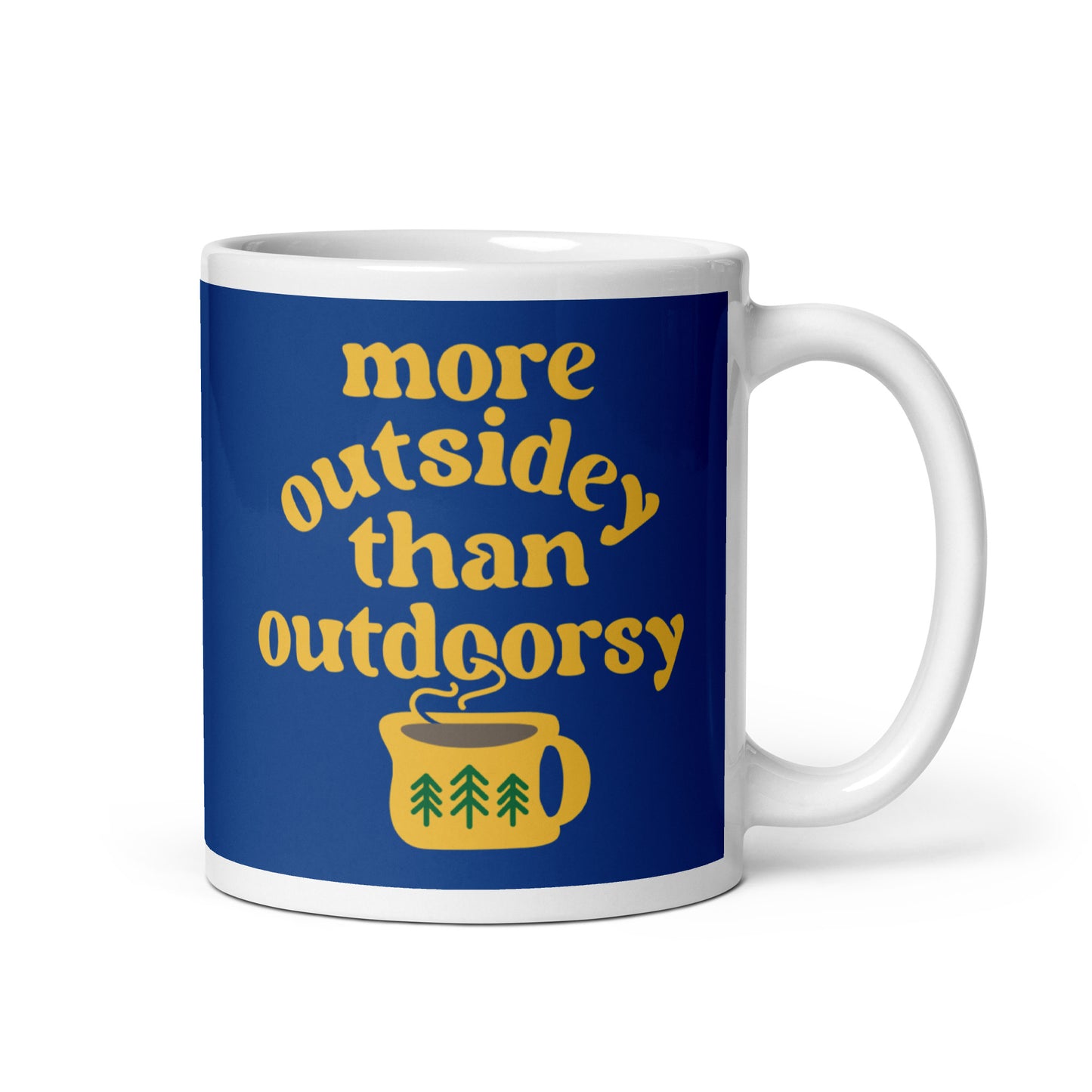 More Outsidey Than Outdoorsy Mug