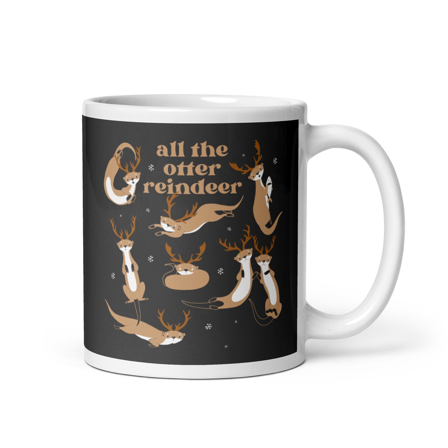 All The Otter Reindeer Mug