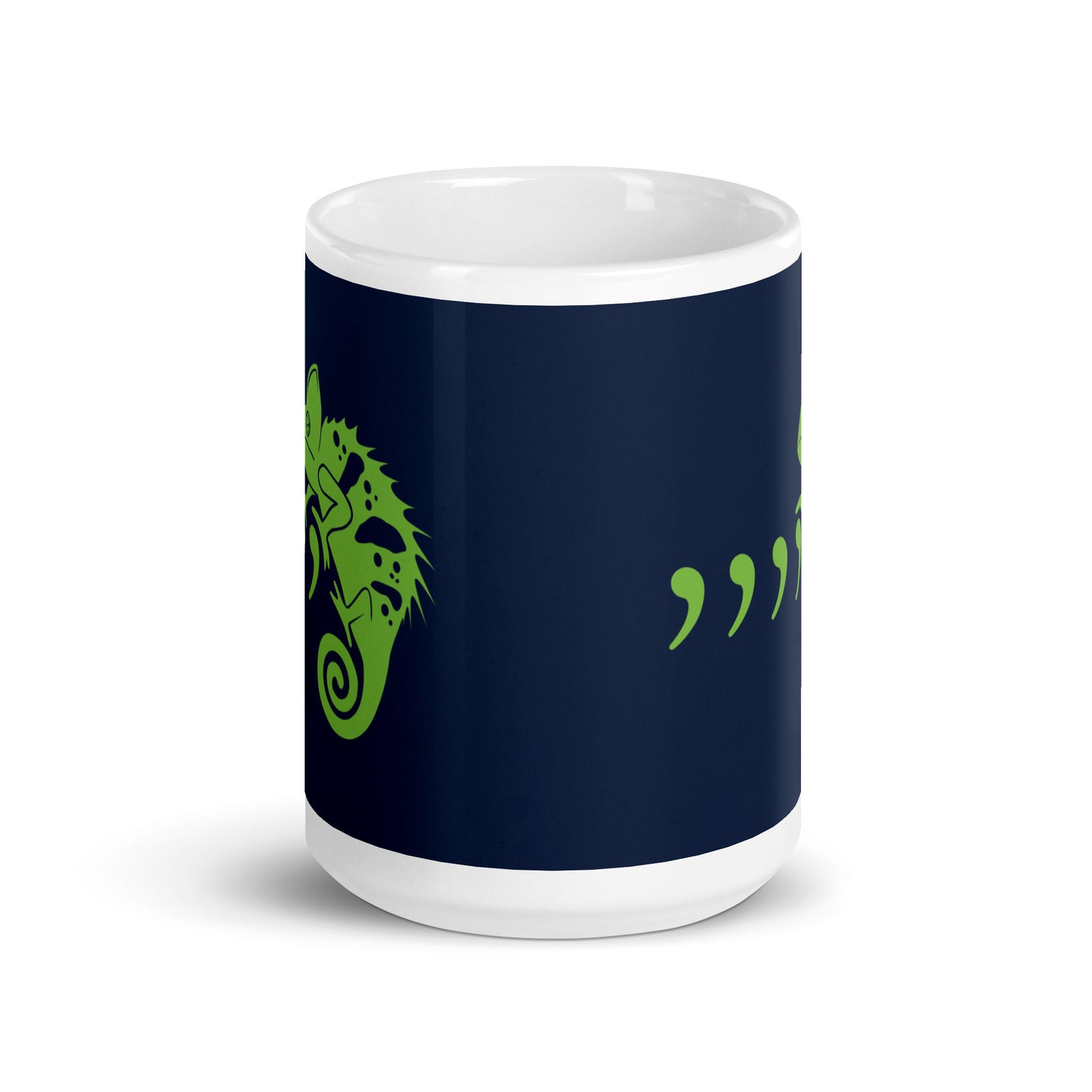 Comma Chameleon Mug