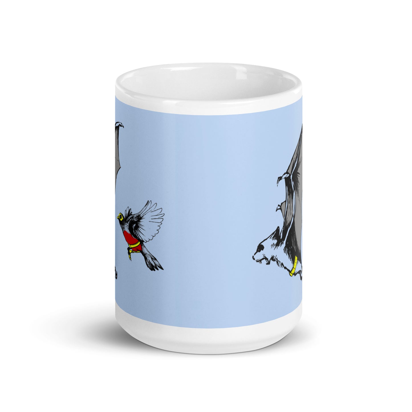 Bat and Robin Mug