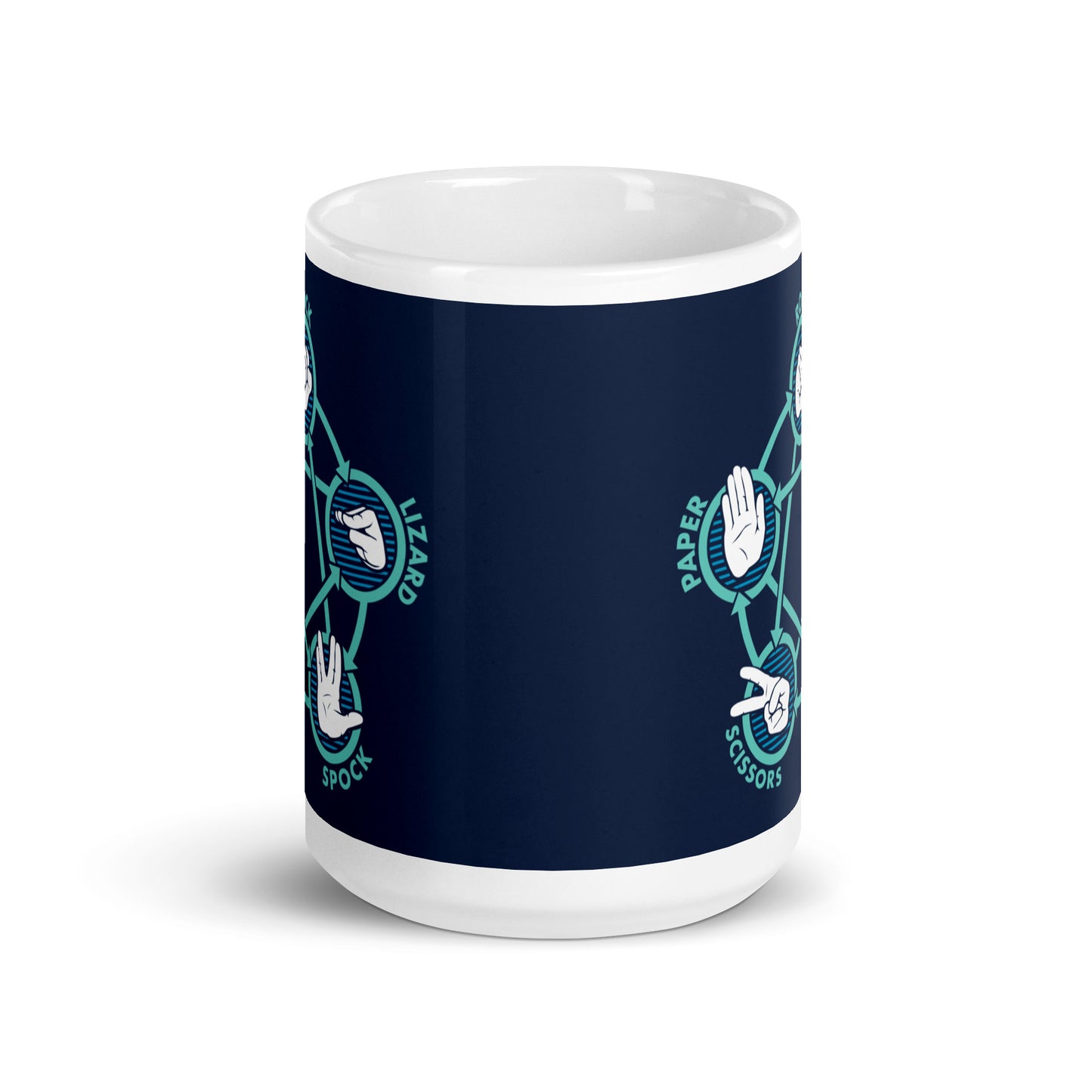 Rock Paper Scissors Lizard Spock Mug