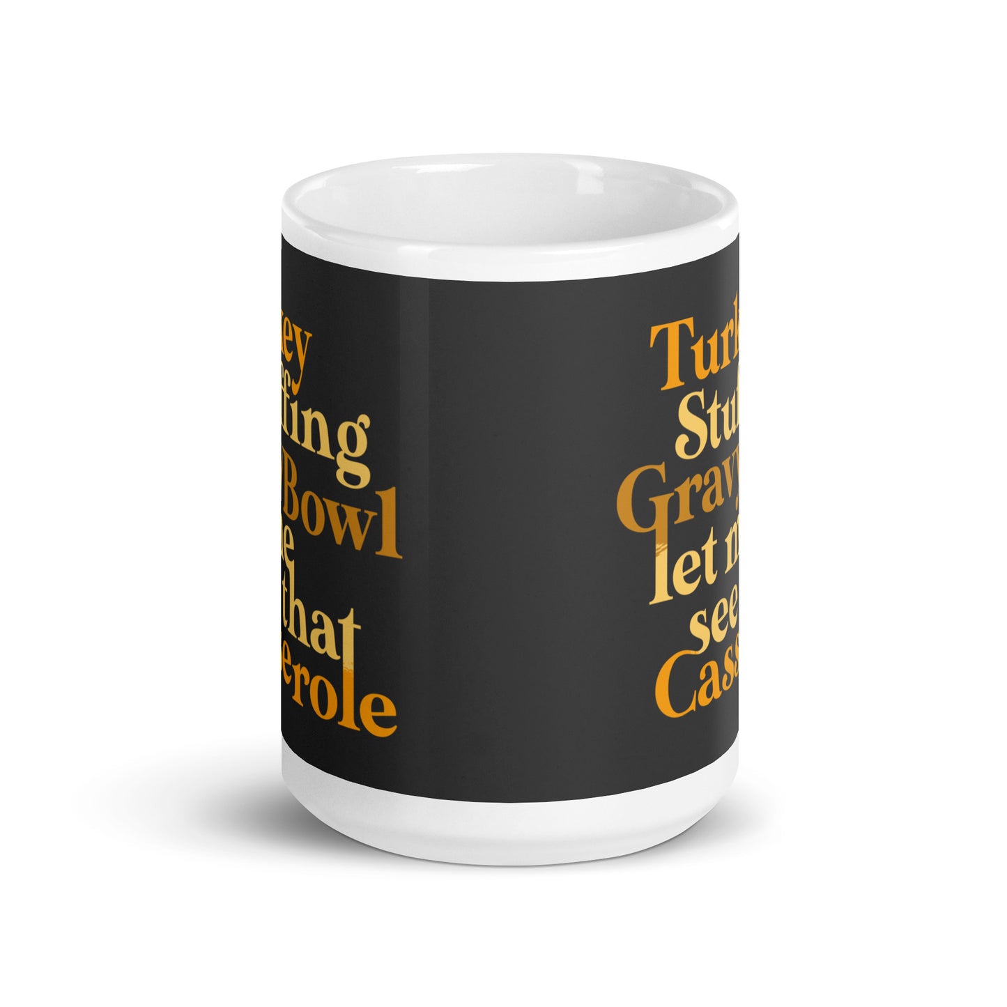 Turkey Stuffing Gravy Bowl Mug