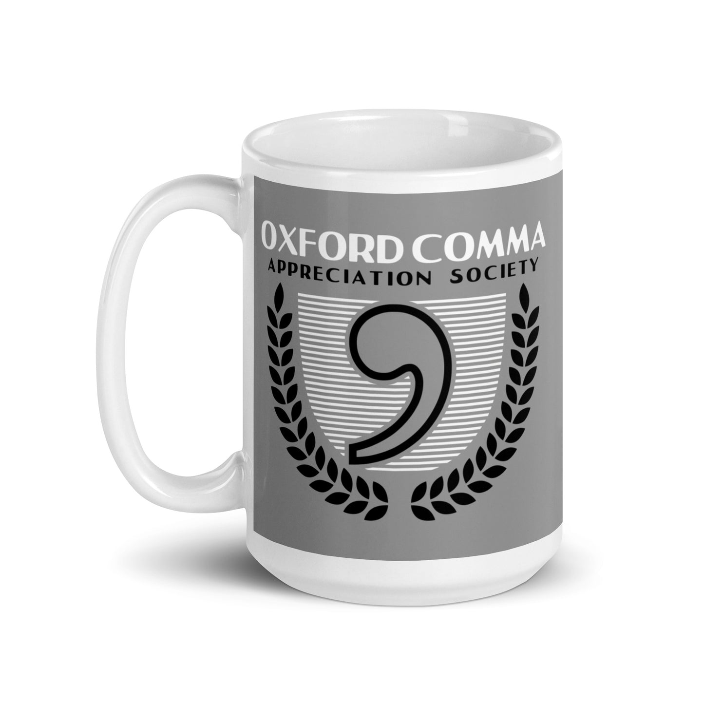 Oxford Comma Appreciation Society Mug