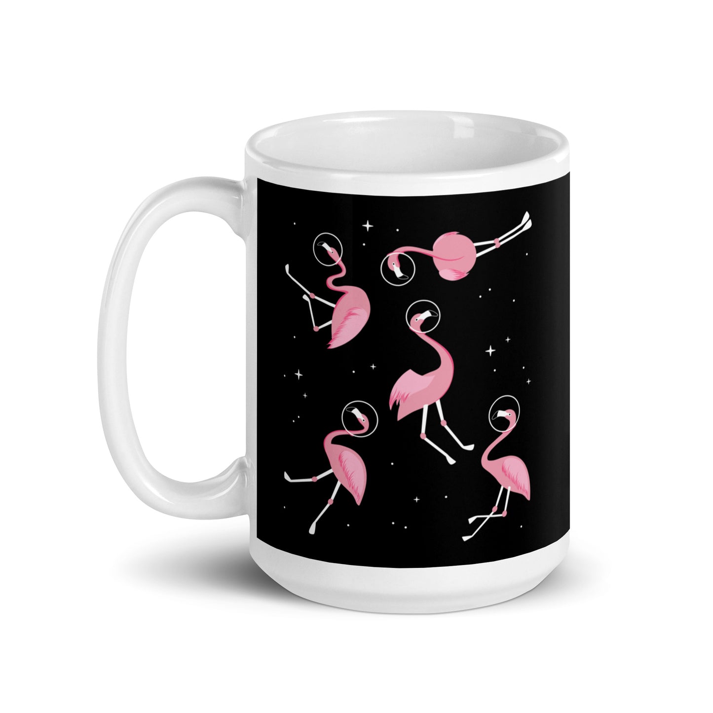 Flamingos In Space Mug