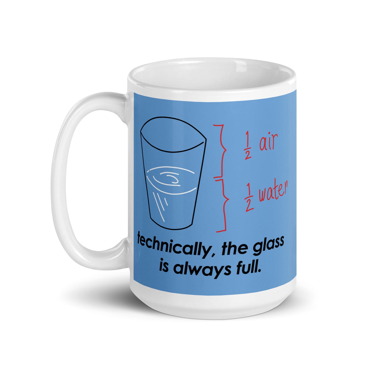 Technically, The Glass Is Always Full Mug