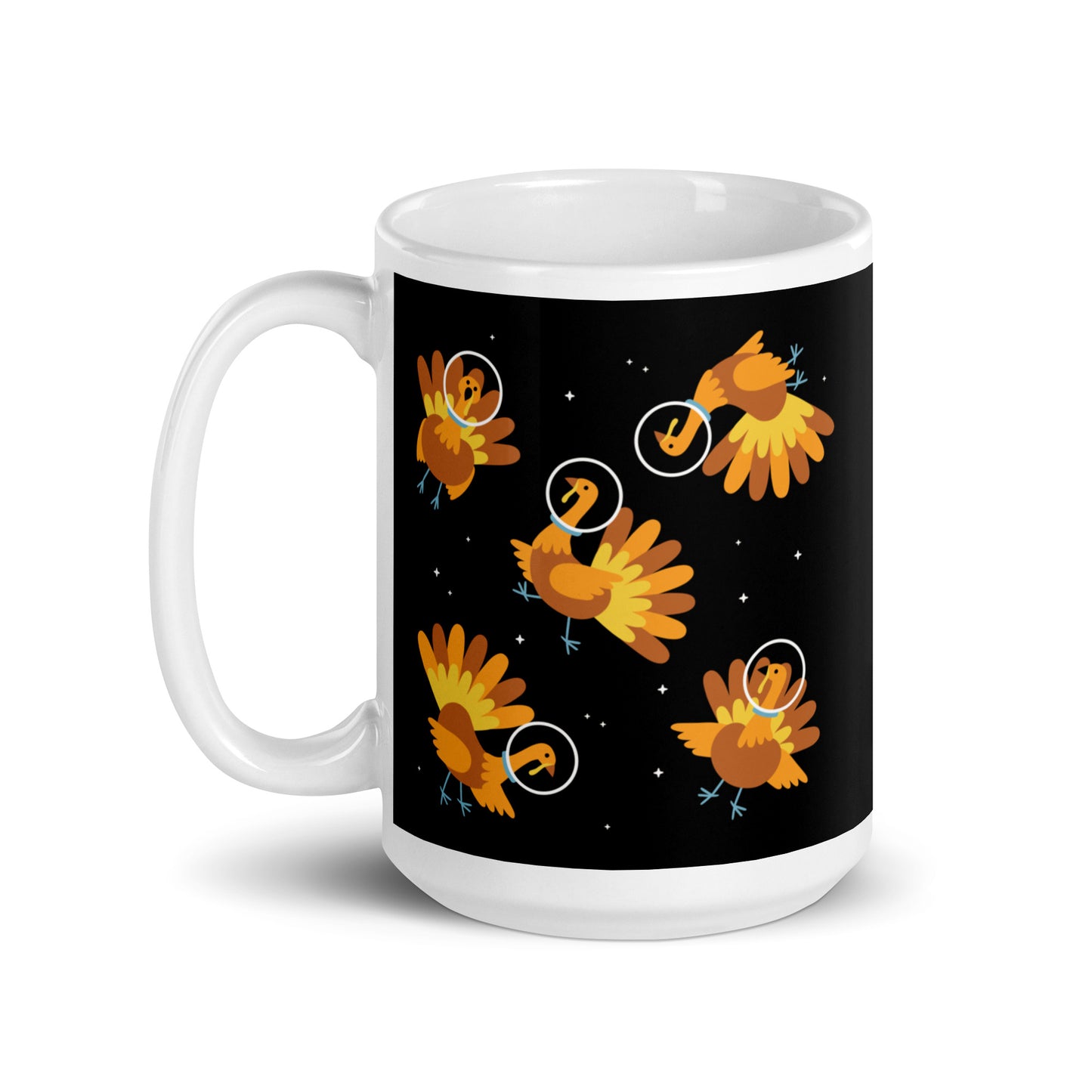 Turkeys In Space Mug