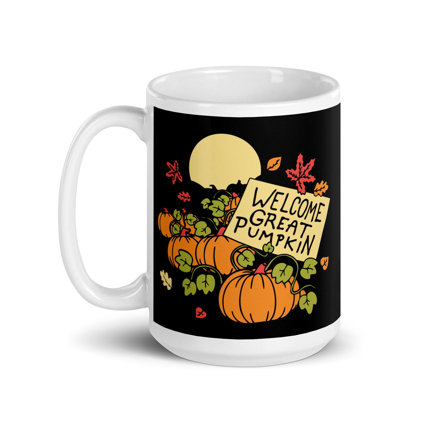 Welcome Great Pumpkin Mug