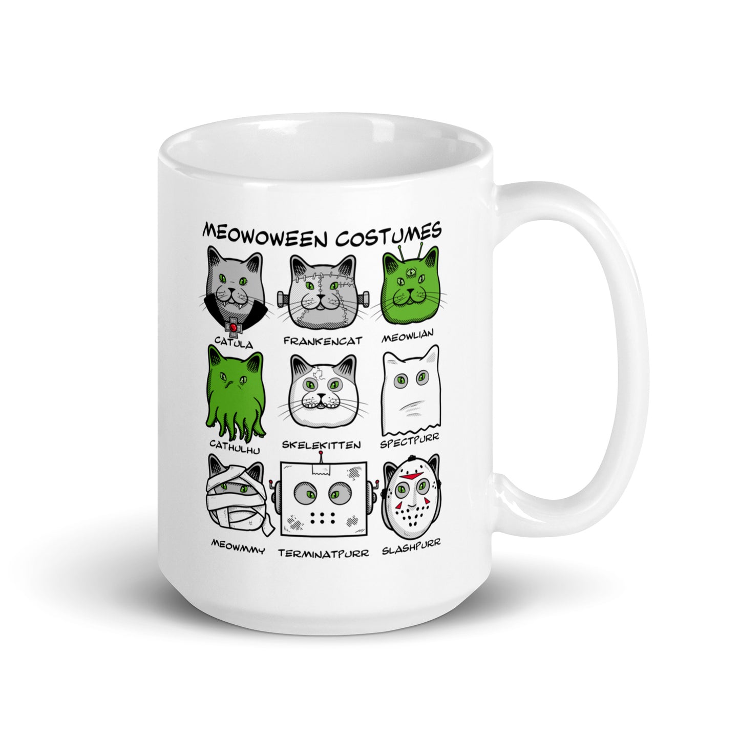 Meowoween Costumes Mug