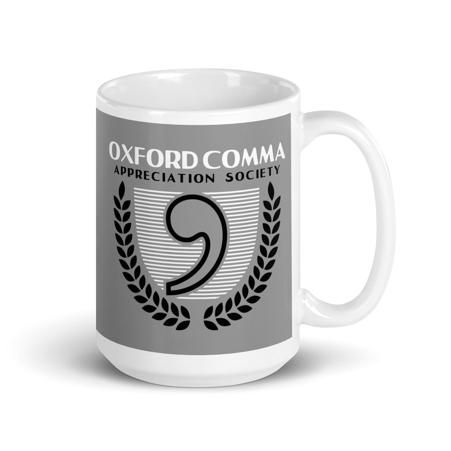 Oxford Comma Appreciation Society Mug