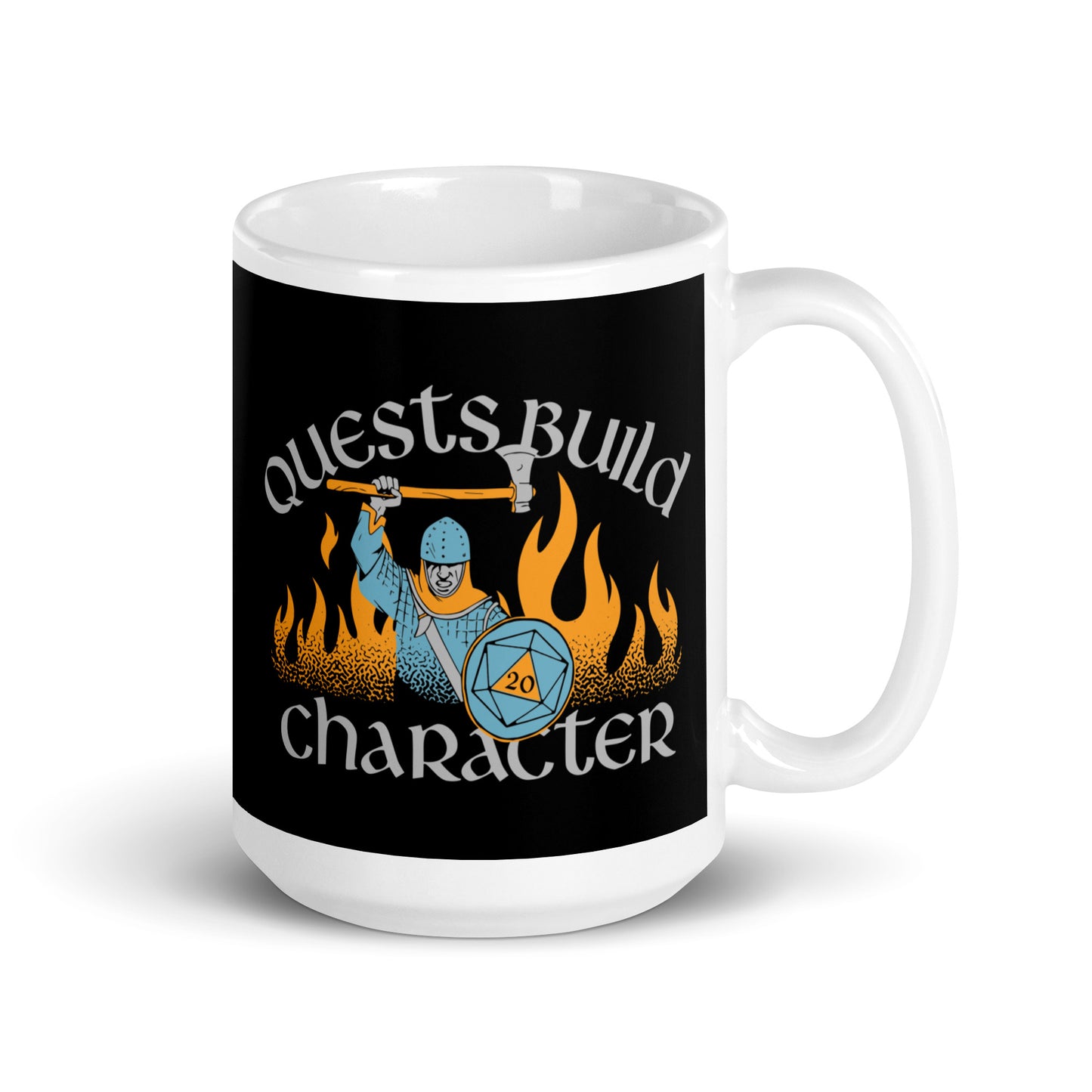 Quests Build Character Mug