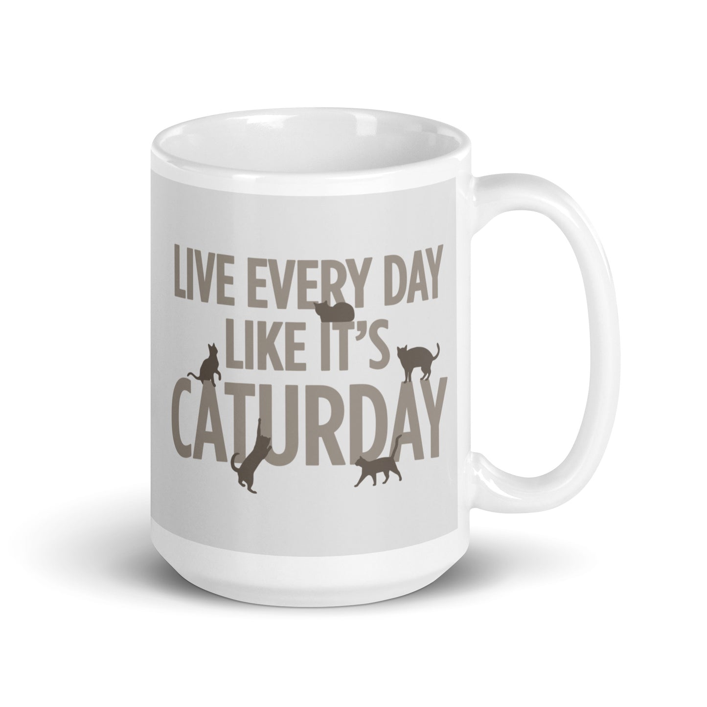 Live Every Day Like It's Caturday Mug