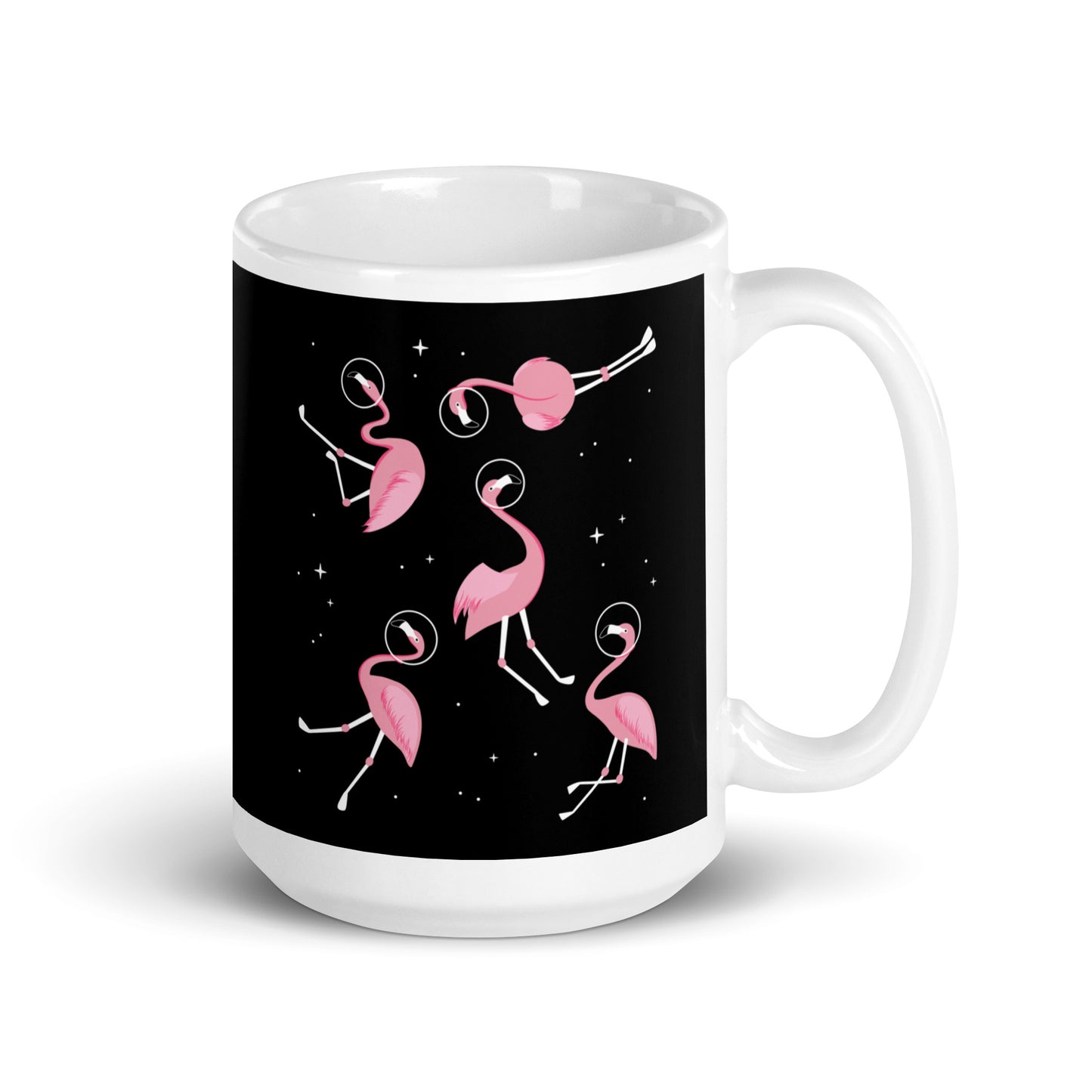 Flamingos In Space Mug