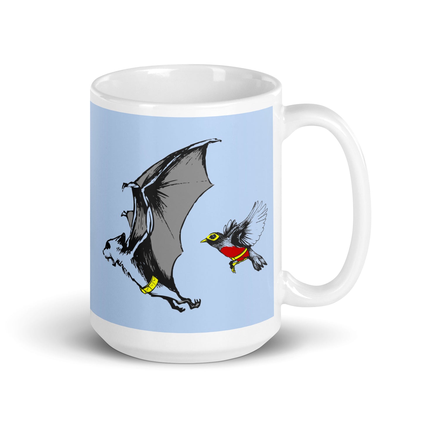 Bat and Robin Mug