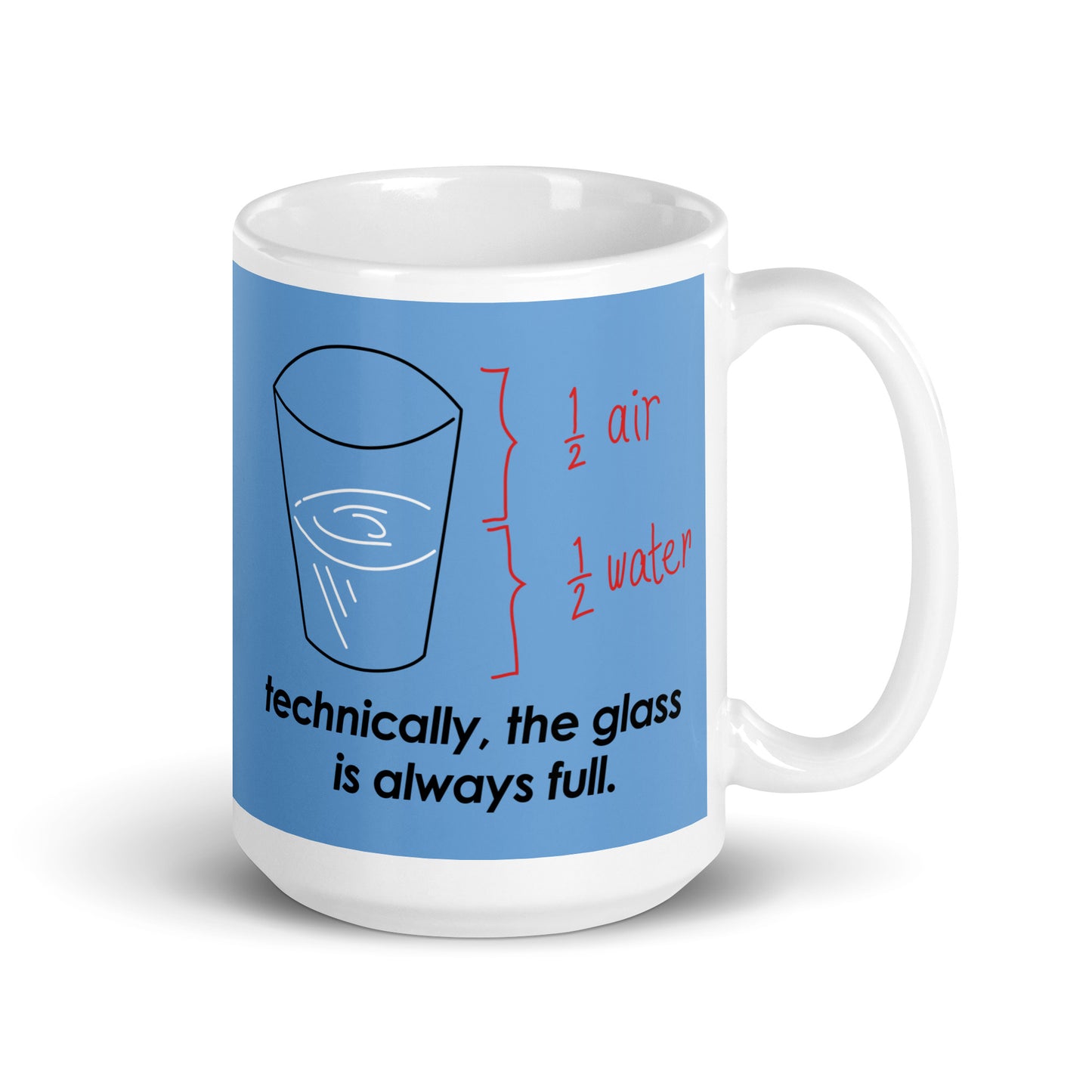 Technically, The Glass Is Always Full Mug