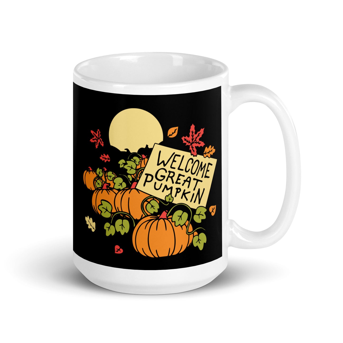 Welcome Great Pumpkin Mug