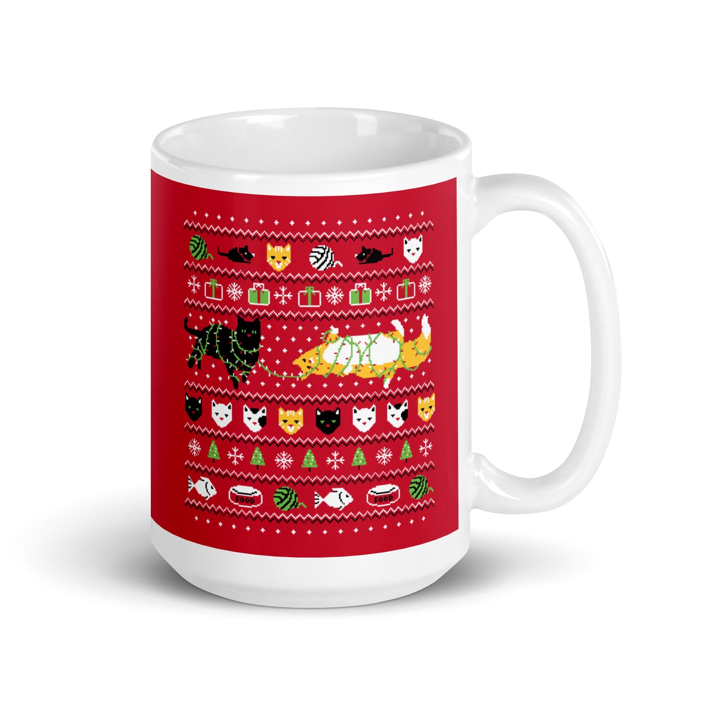 Ugly Cat Sweater Mug