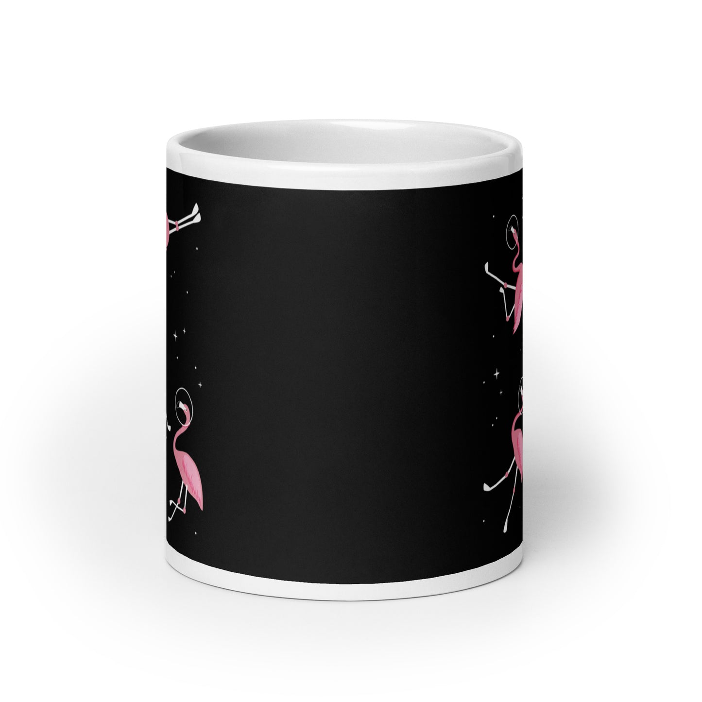 Flamingos In Space Mug