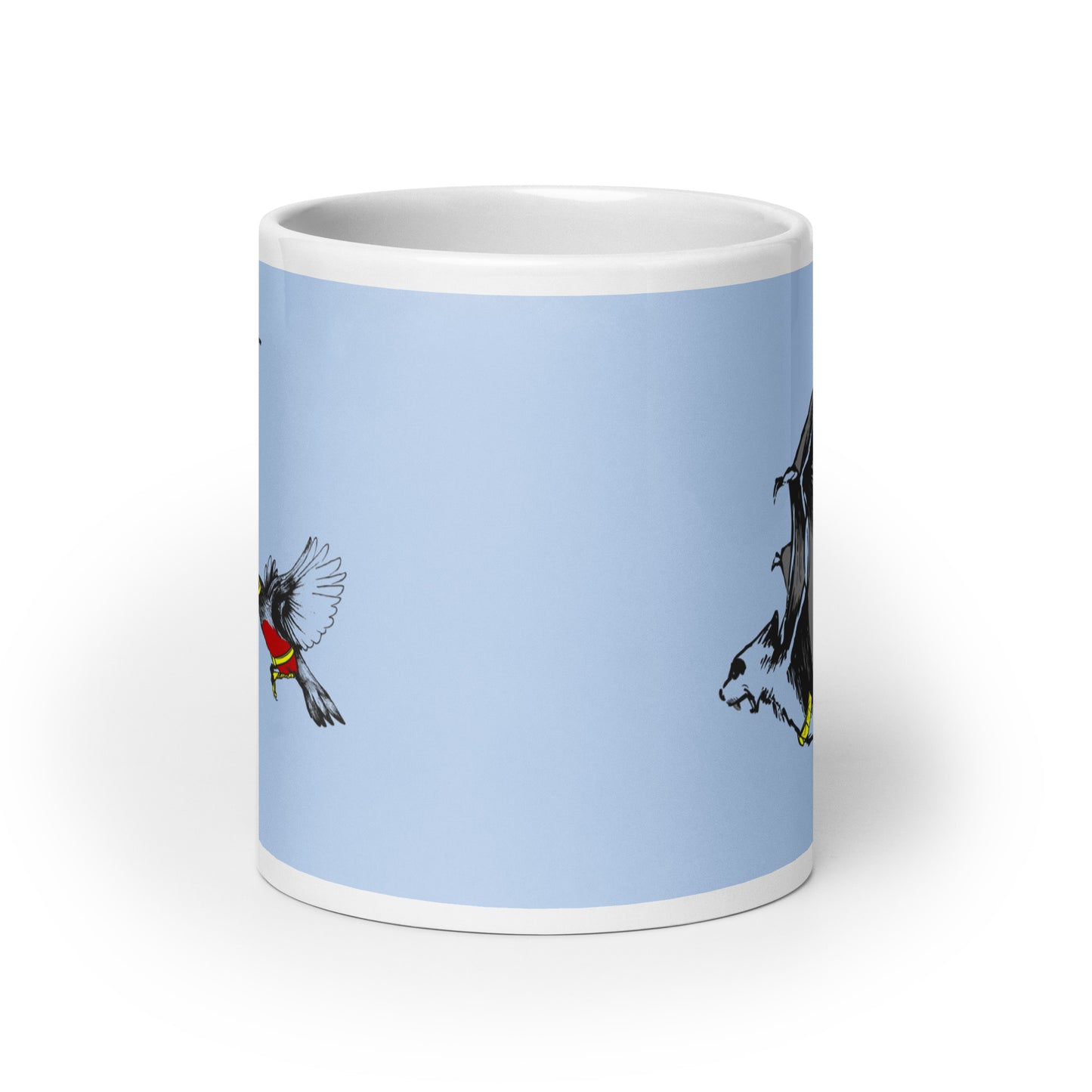 Bat and Robin Mug