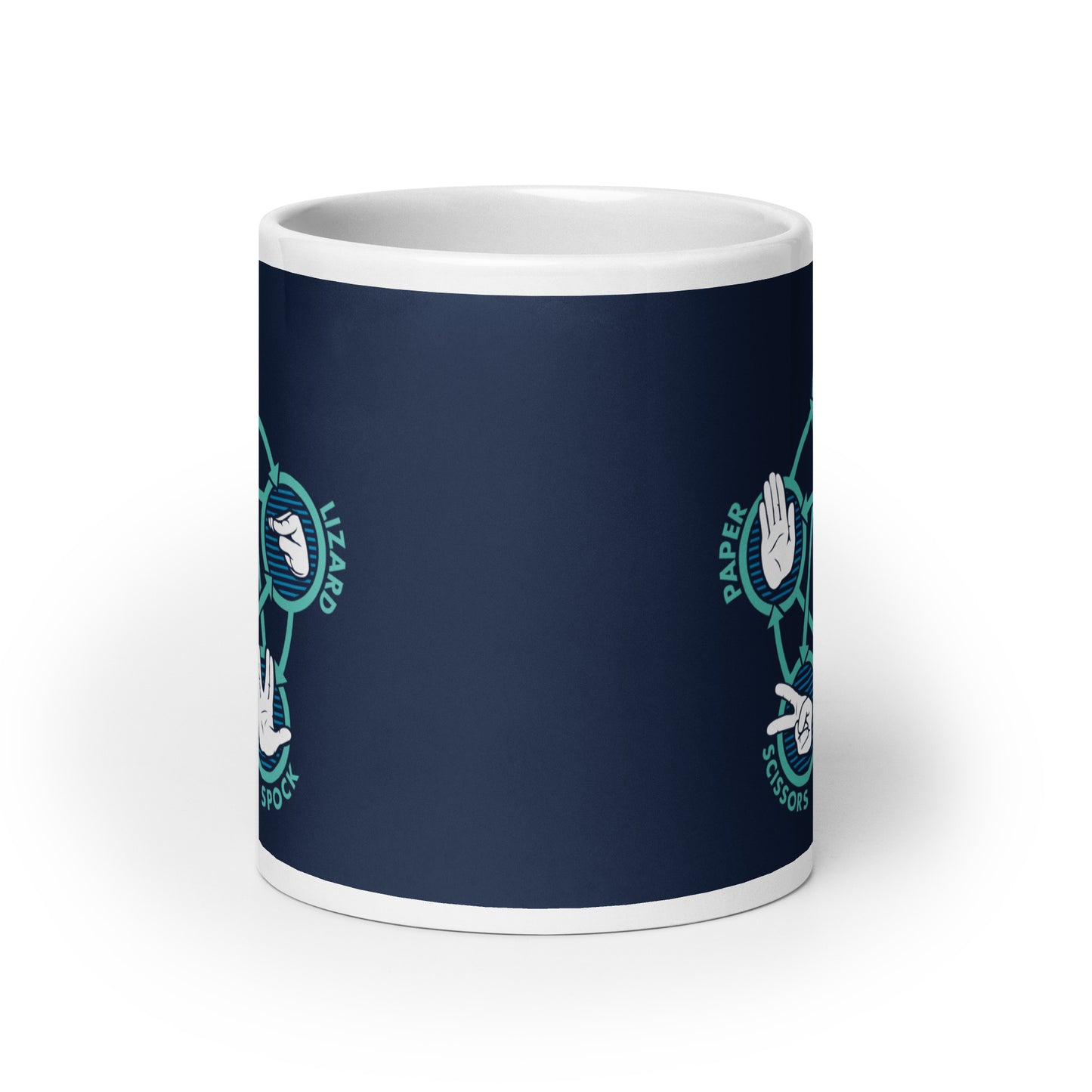 Rock Paper Scissors Lizard Spock Mug