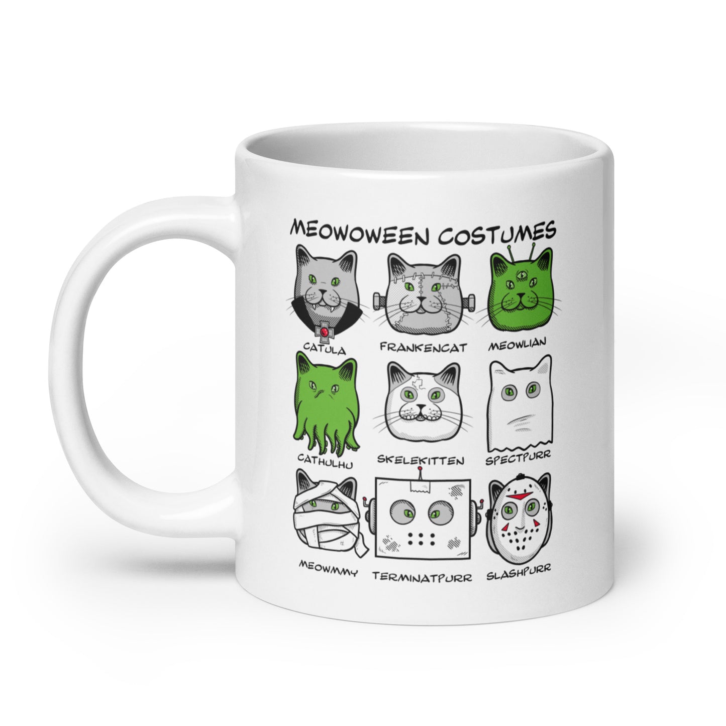 Meowoween Costumes Mug