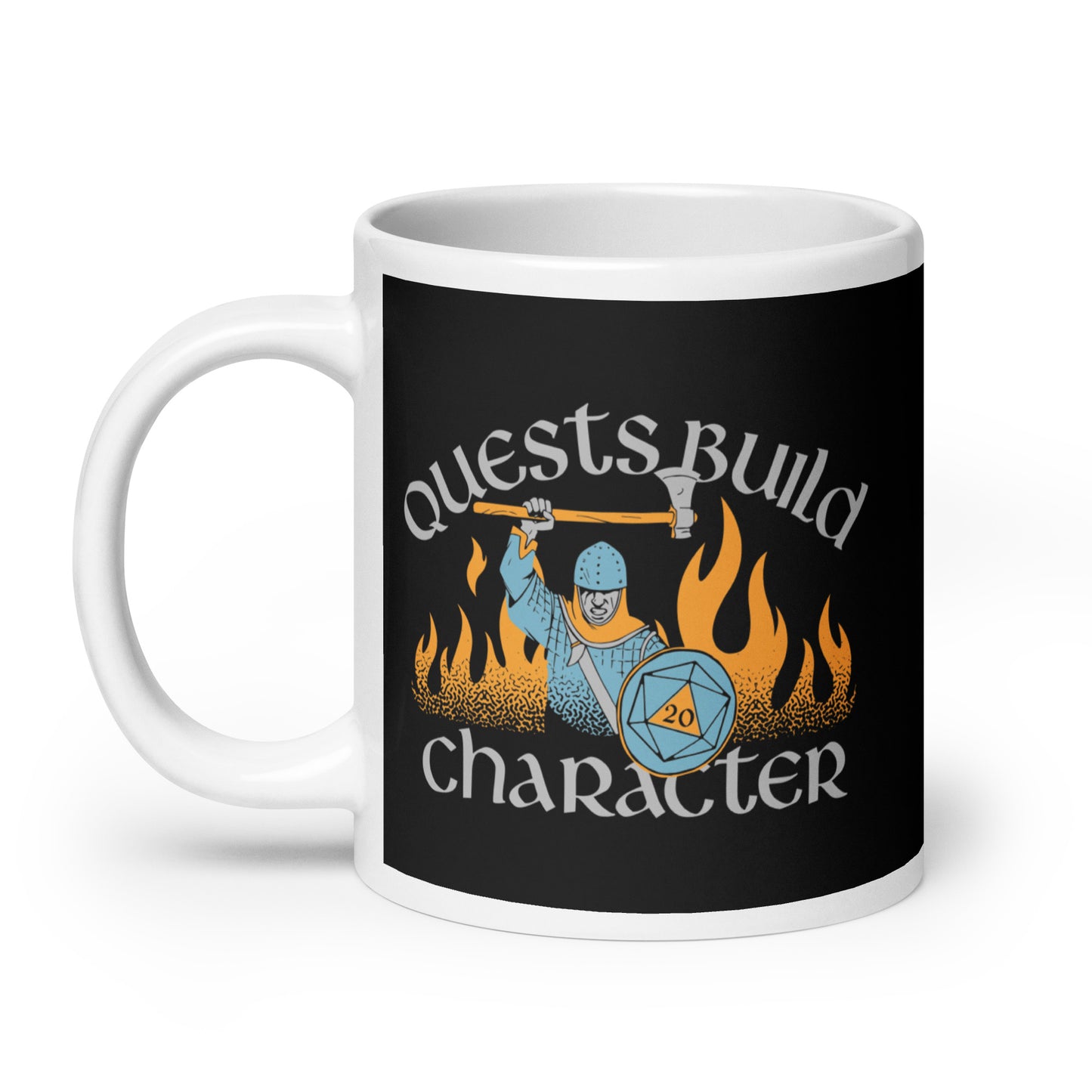 Quests Build Character Mug