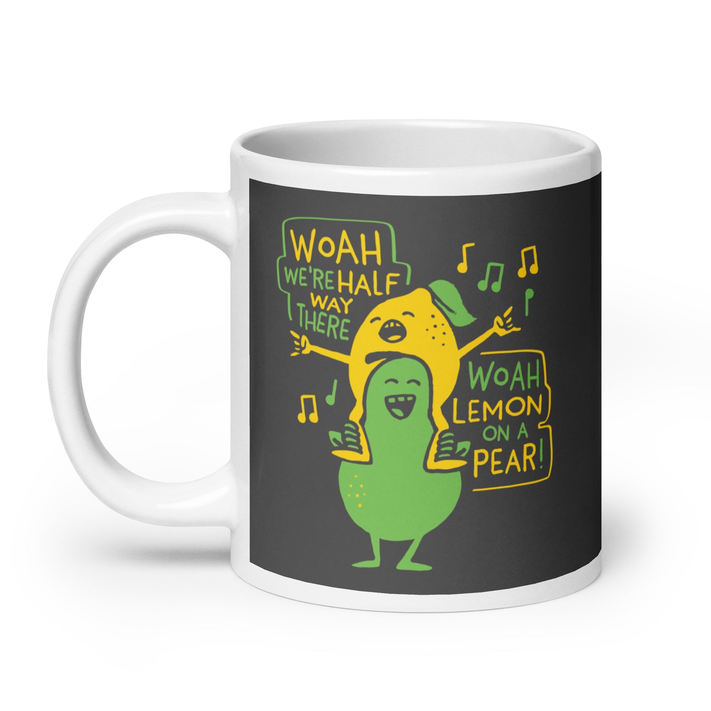 Lemon On A Pear Mug