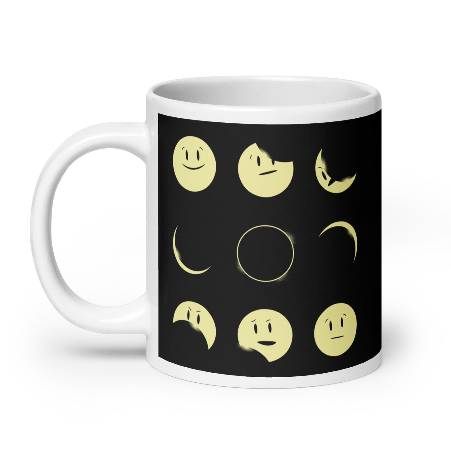 Eclipse Emoji Mug