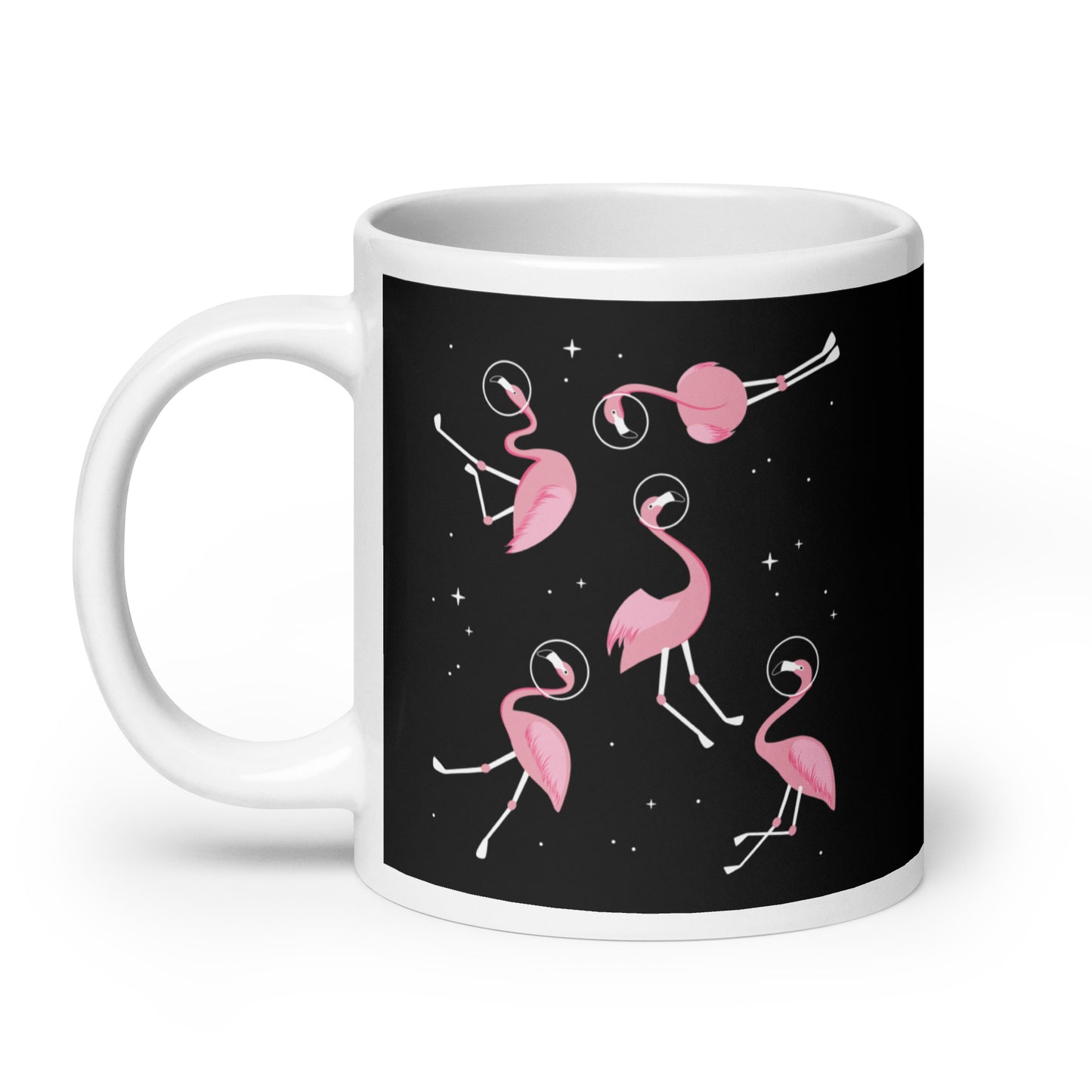 Flamingos In Space Mug