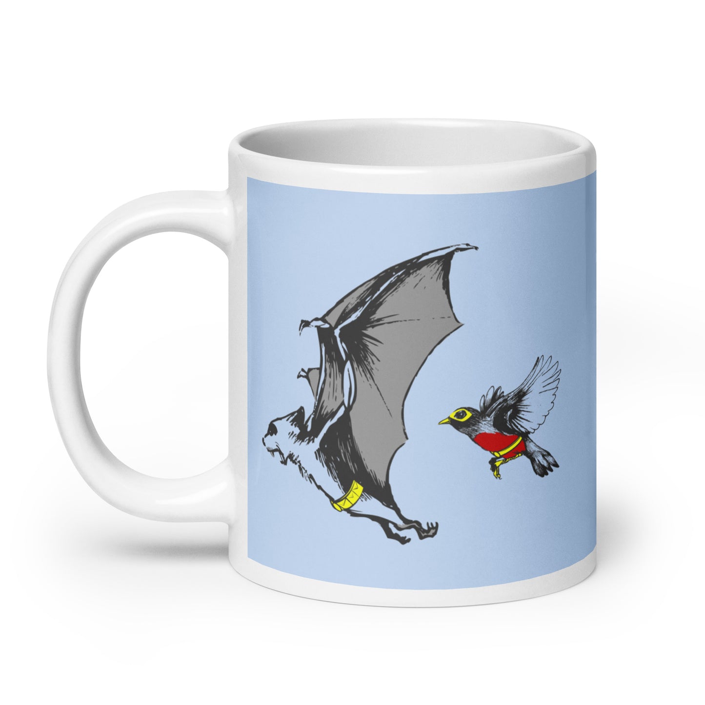 Bat and Robin Mug