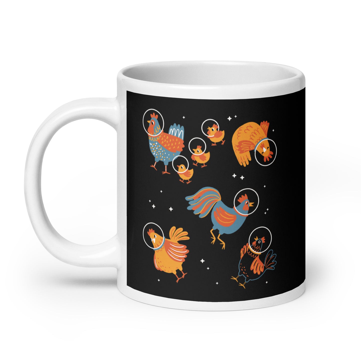 Chickens In Space Mug