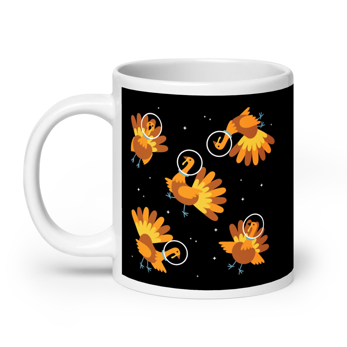 Turkeys In Space Mug