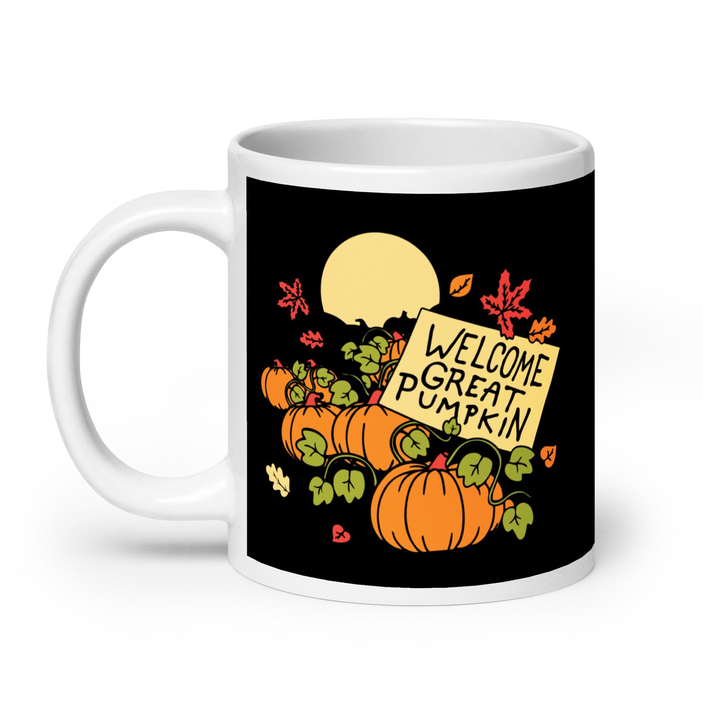 Welcome Great Pumpkin Mug