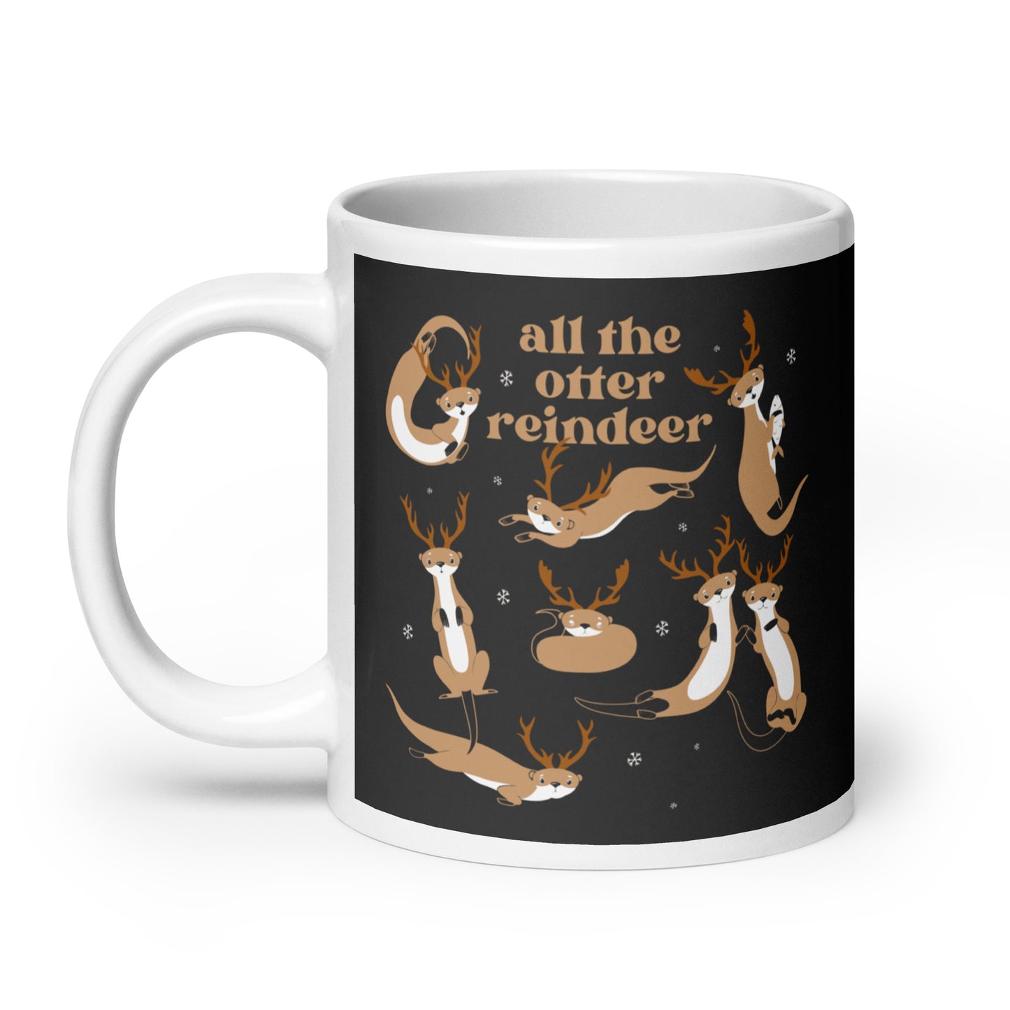 All The Otter Reindeer Mug