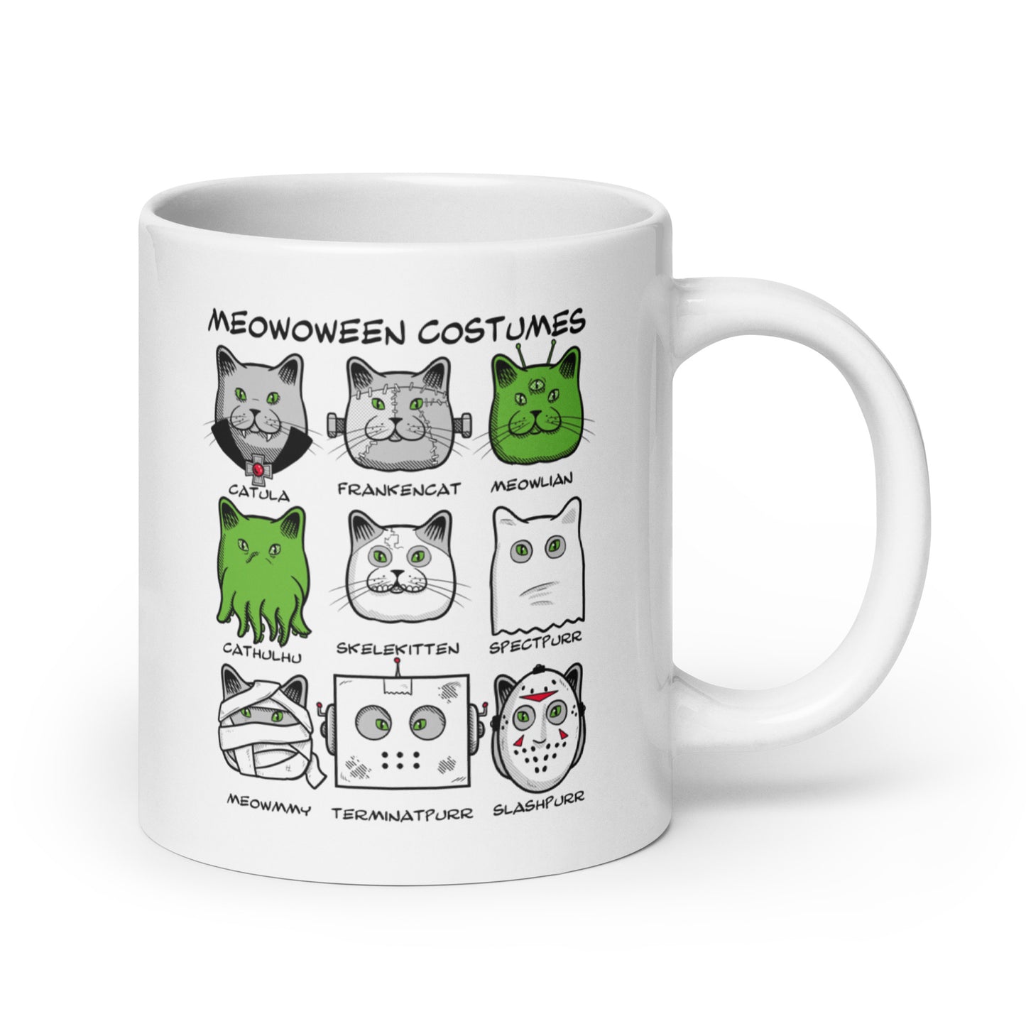 Meowoween Costumes Mug