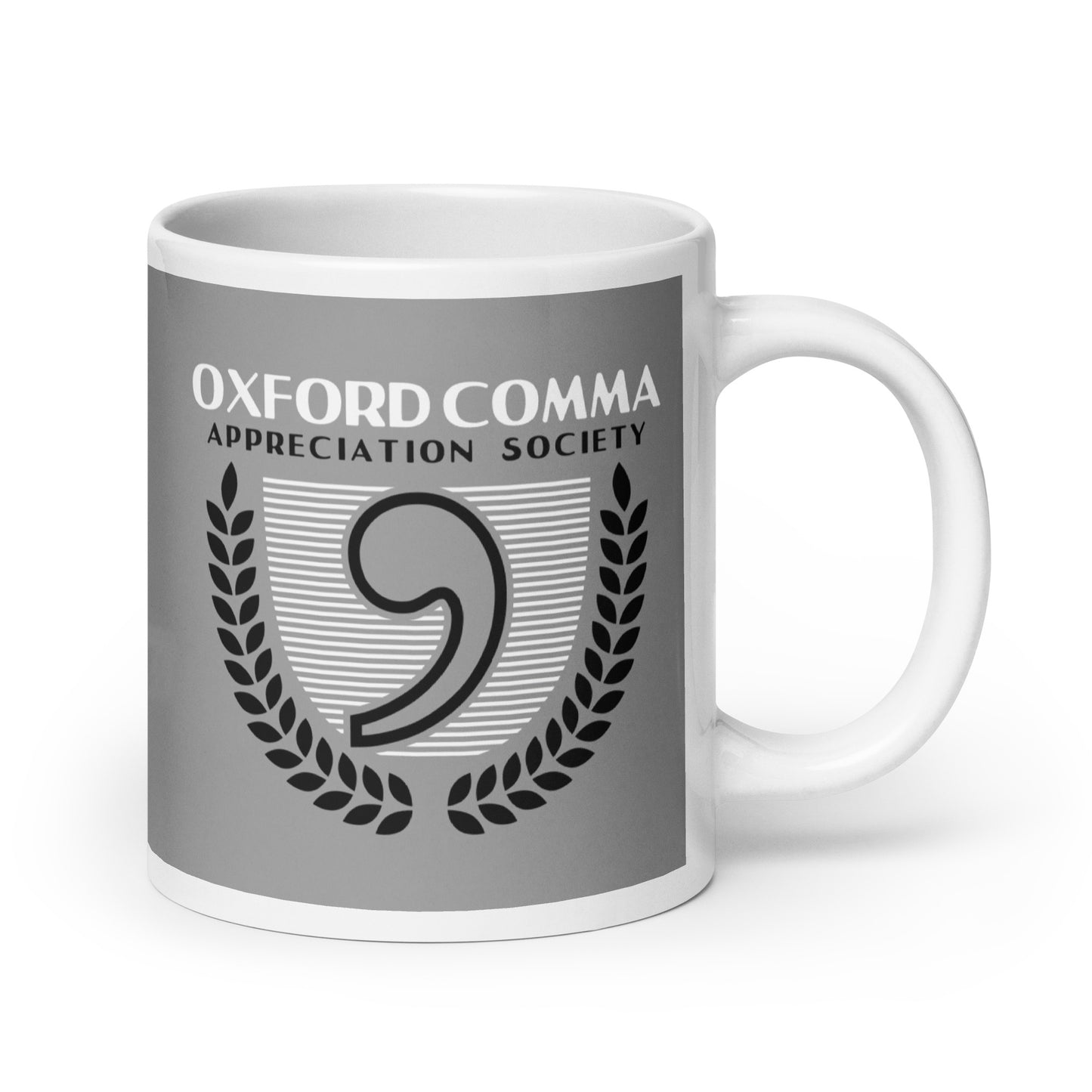 Oxford Comma Appreciation Society Mug