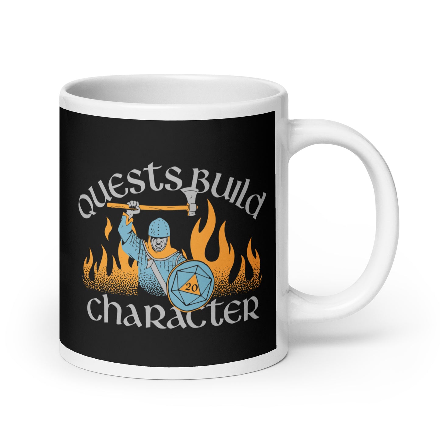 Quests Build Character Mug