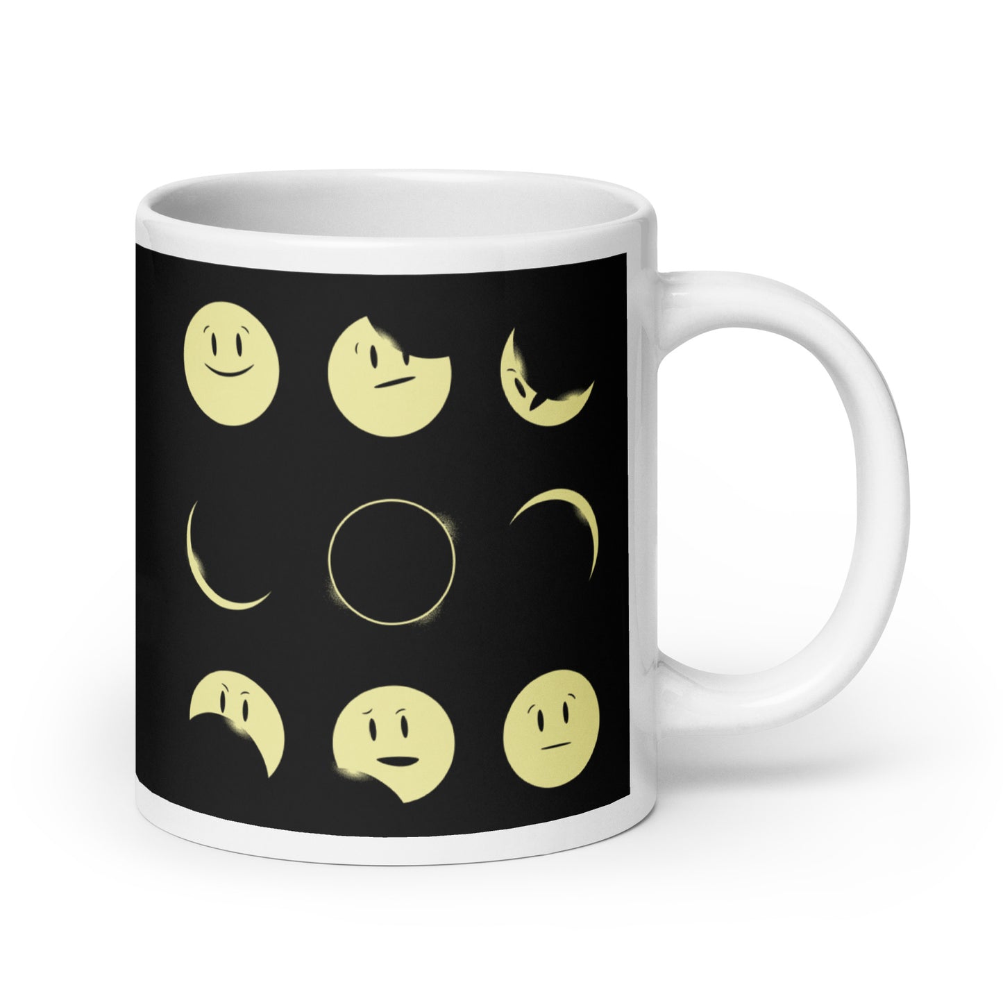 Eclipse Emoji Mug