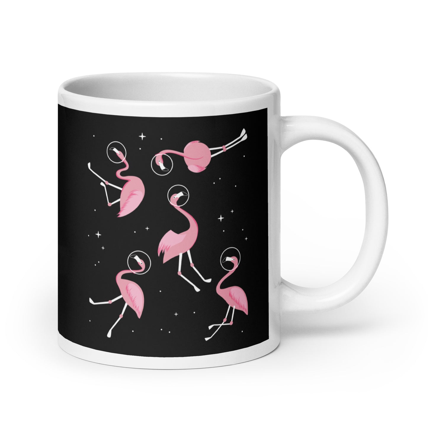 Flamingos In Space Mug