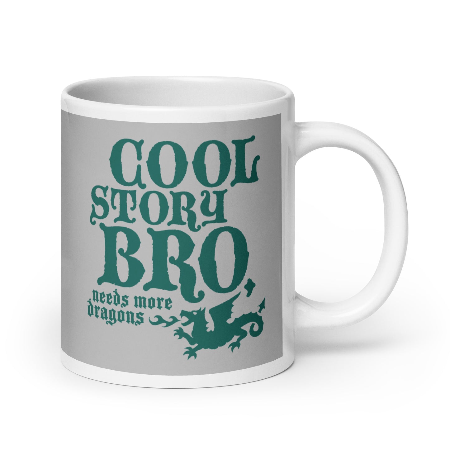 Cool Story Bro, Needs More Dragons Mug