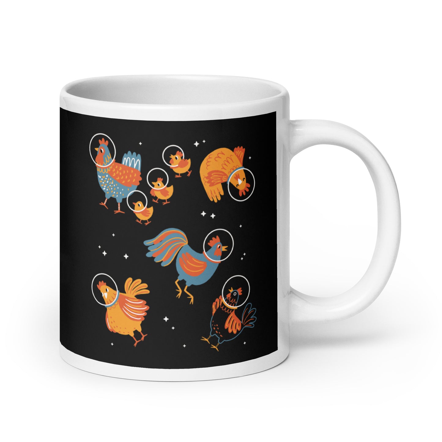 Chickens In Space Mug