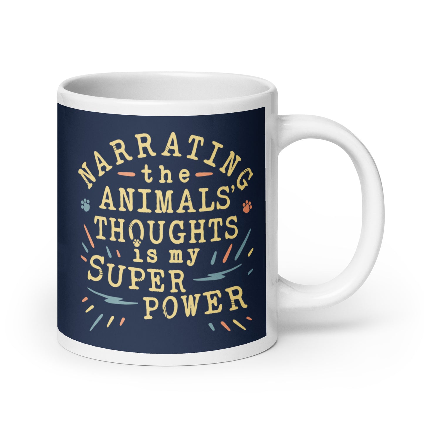 Narrating The Animals Thoughts Mug