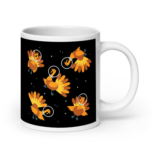 Turkeys In Space Mug