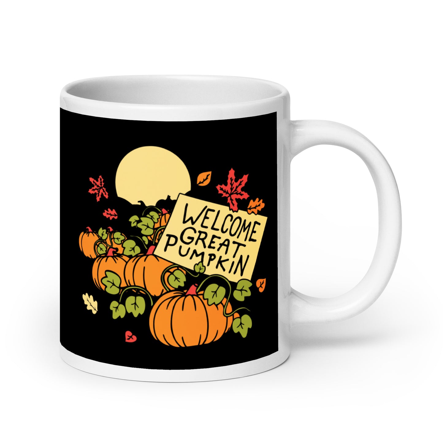 Welcome Great Pumpkin Mug