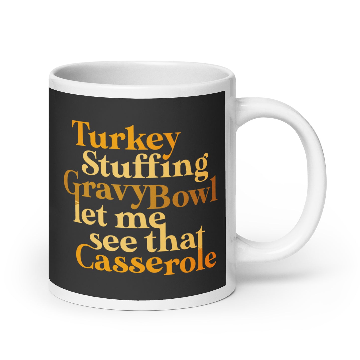 Turkey Stuffing Gravy Bowl Mug