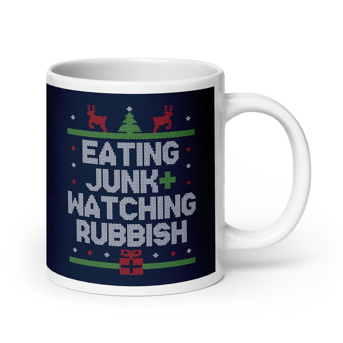 Eating Junk And Watching Rubbish Mug